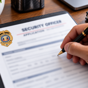 Security Guard Paperwork Assistance