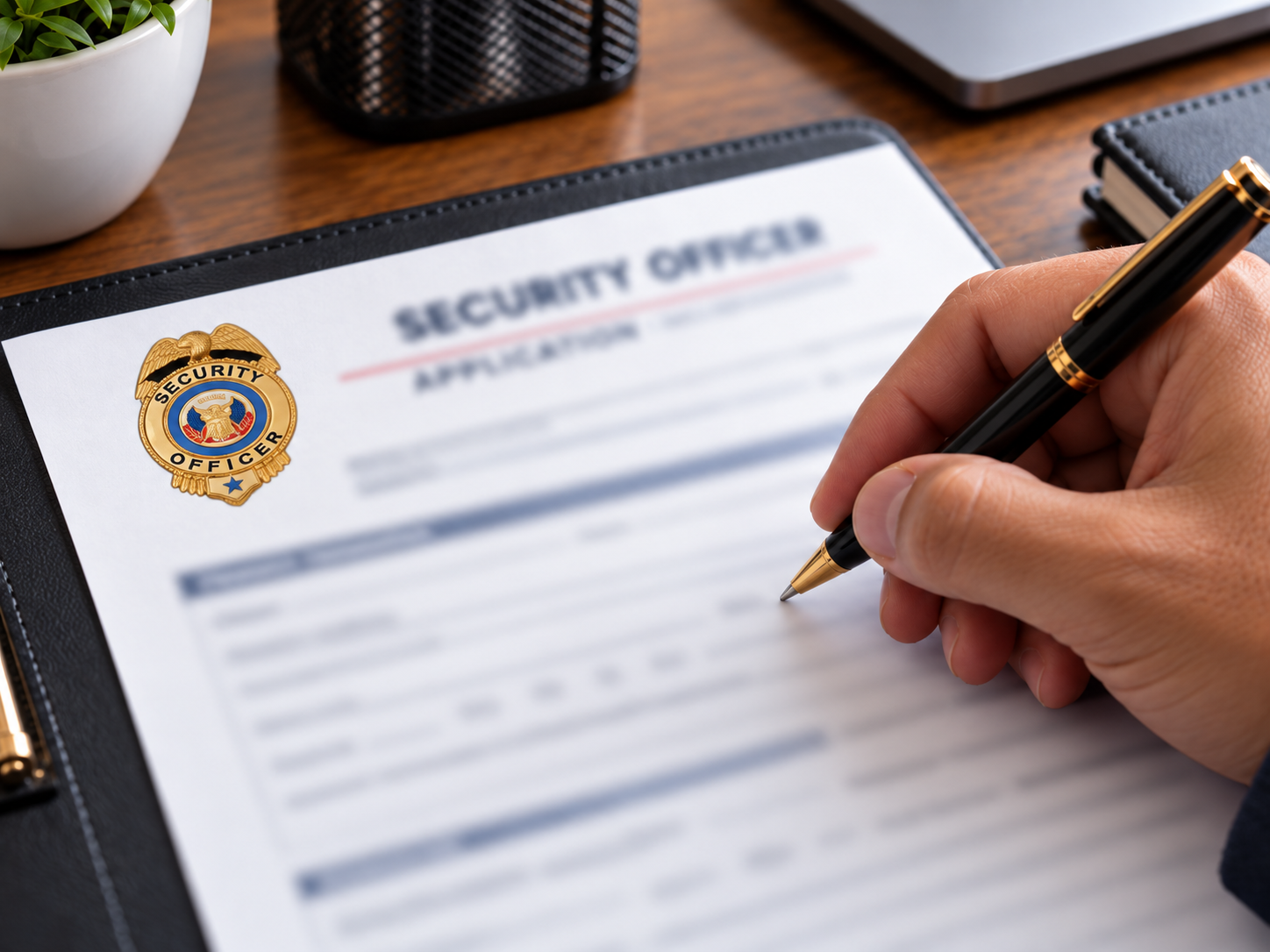 Security Guard Paperwork Assistance